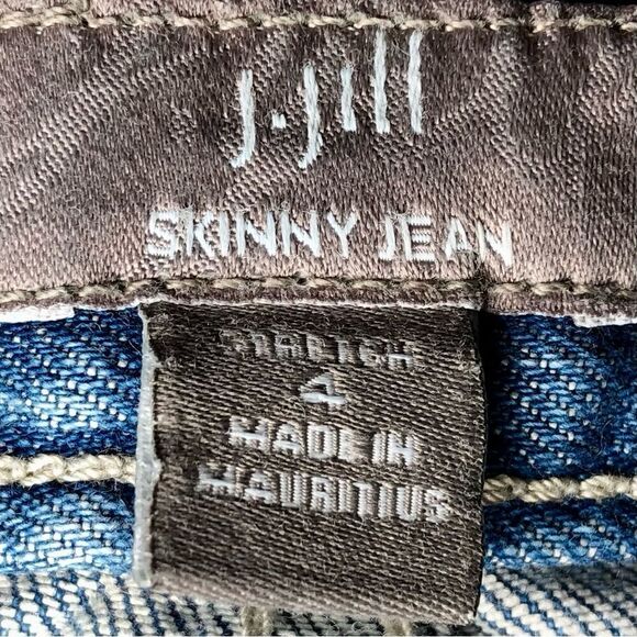 J Jill Skinny Jeans Capris in Blue Wash Women’s 4 - Picture 6 of 7